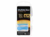 Duracell Hörgerätebatterie 675, IEC PR44 Zink Air Batterien 6 Stück in