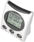 Funkwecker klassisch silber schwarz