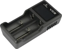 Xtar 2-Schacht USB-Ladeger&auml;t mit gro&szlig;em Display, mit bis zu 0,5Ah Ladestrom