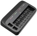 X10 Akku Schnell-Ladeger&auml;t f&uuml;r 1-8 AA, AAA und 1-2 9V NiMH-Akkus, mit