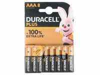 Duracell Batterie Alkaline, Micro, AAA, LR03, 1.5V Plus, Extra Life, Retail Blister