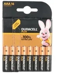 Duracell Batterie Alkaline, Micro, AAA, LR03, 1.5V Plus, Extra Life, Retail Blister