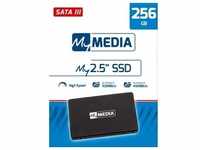 Mymedia SSD 256GB, SATA-III, 6.35cm (2.5'') (R) 520MB/s, (W) 450MB/s, Retail
