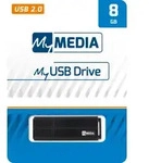 Mymedia USB 2.0 Stick 8GB, schwarz Retail-Blister