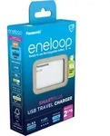 Eneloop Akku NiMH, Universal Ladeger&auml;t, SP USB Charger inkl. Akkus, 4x Mignon, AA,
