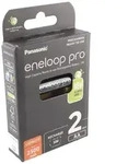 Panasonic eneloop pro, vorgeladen, Retail Blister 2-Pack BK-3HCDE/2BE Akku NiMH,