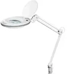 Goobay LED-Klemm-Lupenleuchte, 8 W - 650 lm, 127 mm Glaslinse, 1,75-fache