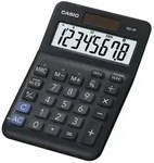 Casio MS-8F Business-Rechner, 8-stellig, Solar-/Batteriebetrieb, schwarz