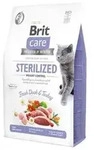 Brit Care Trockenfutter f&uuml;r Katzen Sterilized Weight Control Adult, Ente & Truthahn