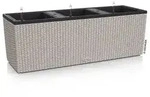 LECHUZA&reg; Polyrattan-Kasten Trio Cottage, rechteckig, Hellbraun