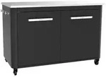 Cozze Outdoor-K&uuml;che Tisch, ca. B120/H90/T60 cm, Schwarz