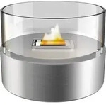 Tenderflame Tischfeuer Cafe, ca. &Oslash;18/H13,5 cm, Silber