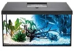 AQUAEL Aquarien-Set Leddy Day & Night 60 2.0, 54 l, ca. B60/H30/T30 cm, Schwarz