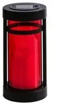 LED-Grablaterne Solar, ca. H26 cm, Rot