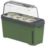 Gusta Garden Kr&auml;utertopf Harry Herbs mit Anzuchthaube, ca. B36/H25/T15 cm,