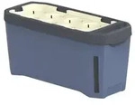 Gusta Garden Kr&auml;utertopf Harry Herbs, ca. B36/H16/T15 cm, Blau