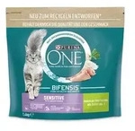 PURINA ONE&reg; Trockenfutter f&uuml;r Katzen Sensitive, Adult, Truthahn, 1,4 kg