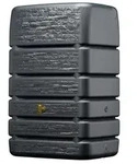4rain Wandtank Slim Stone Decor, 510 l, Dunkelgrau