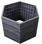 Garantia Kunststoff-Hochbeet Ergo Wood inkl. Wassersparsystem