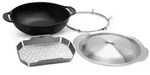 Weber Crafted Wok, Schwarz, Silber