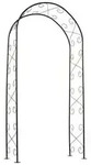 Nature Metall-Rosenbogen, ca. B100/H230/T37 cm, Schwarz