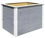 Weka Element-Hochbeet 669, ca. B100/H69/T71 cm, Grau