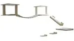 KERBL Pet Katzenspielplatz Top XL, Beige, Wei&szlig;, Hellbraun