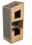 Trixie Kratztonne CityStyle, braun/grau, ca. B41/H105/T38 cm
