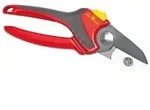 Wolf Amboss Gartenschere RS 2500, Rot, Schwarz