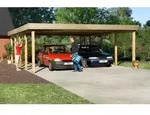 Weka Doppelcarport 609, Natur