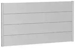 Biohort Sichtschutz, ca. B180/H90 cm, Silber