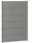 Biohort Sichtschutz, ca. B100/H135 cm, Quarzgrau