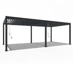 Weide Deluxe Pergola Voll-Alu, ca. B720/H255/T360 cm