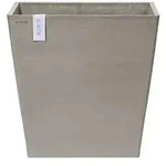 Ecopots Kunststoff-Topf Rotterdam mit Rollen und Wassersystem, quadratisch