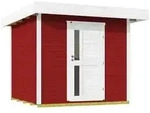 Weka Designhaus 172 Gr. 1, ca. B275/H226/T314 cm, Rot