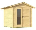 Weka Gartenhaus 224 A Gr. 1, ca. B260/H230/T233 cm, Natur
