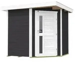Weka Gartenhaus 229 A Gr. 1, ca. B244/H217/T244 cm, Dunkelgrau