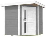 Weka Gartenhaus 229 A Gr. 1, ca. B244/H217/T244 cm, Grau