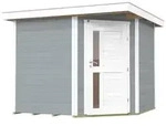 Weka Gartenhaus 229 A Gr. 2, ca. B270/H217/T270 cm, Grau