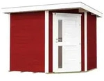 Weka Gartenhaus 229 A Gr. 2, ca. B270/H217/T270 cm, Rot