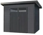 Wolff Finnhaus Gartenhaus Vitale 2420, ca. B256/H222/T220 cm, Anthrazit,...