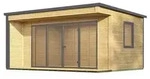 Weka Designhaus Cubilis 4.0, ca. B518/H245/T421 cm, Natur