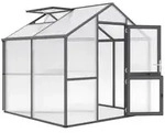 KGT Gew&auml;chshaus Iris II, ca. B233/H226/T217 cm, Anthrazit