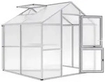 KGT Gew&auml;chshaus Iris II, ca. B233/H226/T217 cm, Silber