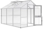 KGT Gew&auml;chshaus Iris III, ca. B233/H226/T323 cm, Silber