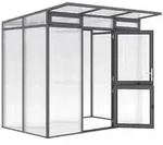 KGT Gew&auml;chshaus Santini Small, ca. B233/H215/T150 cm, Anthrazit
