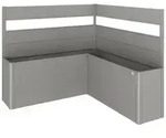 Biohort Sichtschutz Belvedere L200 mit Acrylglas, ca. B201/H91/T201 cm,...