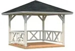 Palmako Pavillon Betty, ca. B386/H323/T386 cm, Beige