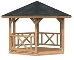 Palmako Pavillon Betty, Braun