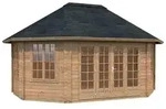 Palmako Pavillon Hanna, ca. B653/H371/T503 cm, Braun